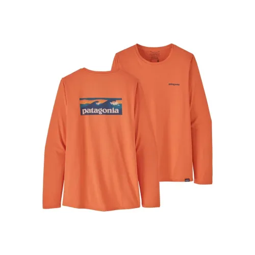 Patagonia Рукав с оборванным плечом T-рубашка Женская