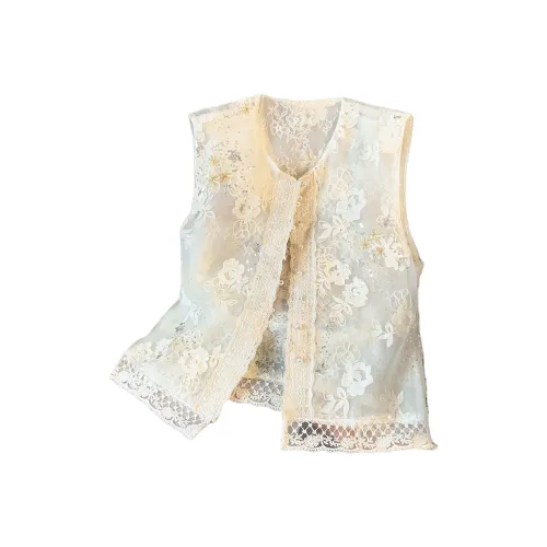 SIXUSICHOU Абрикос Женские Жилеты