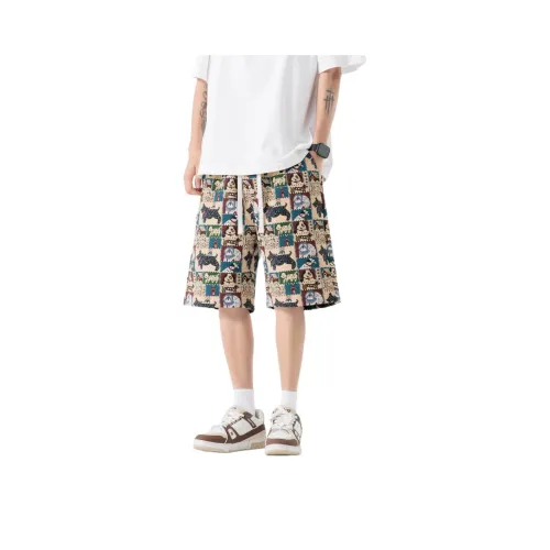 CLOR Вышивка Собака Унисекс Повседневные шорты