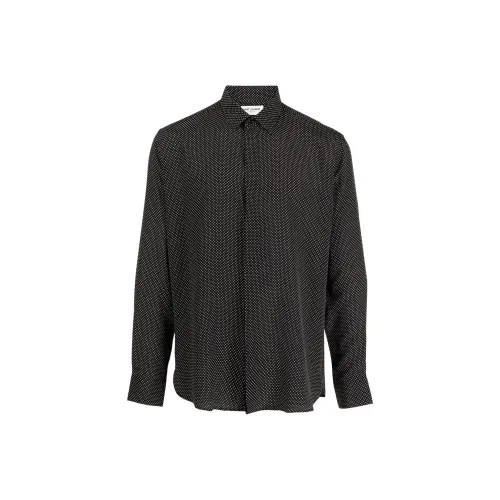 SAINT LAURENT Мужские Черные Рубашки