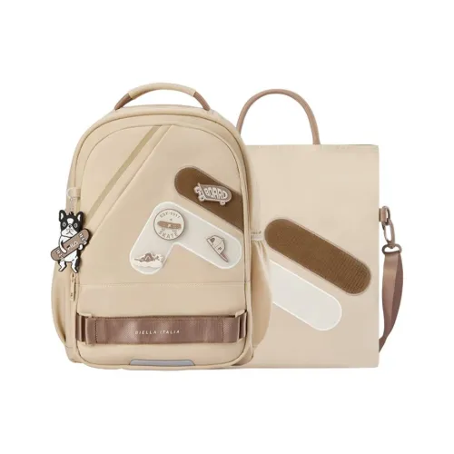 FILA KIDS Нейлон Kids Сумка Обычный Детский Жемчужный Раковинный хаки