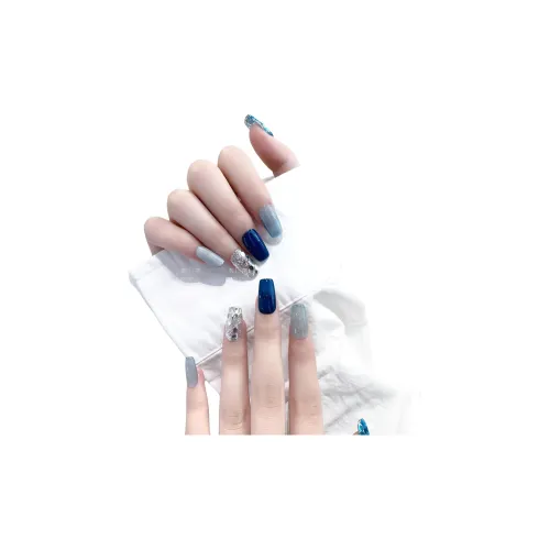 XNTX Заплатки для ногтей Ногти Art Заплатки для ногтей False Nail Квадрат Cool Color Series Телесный Coquette