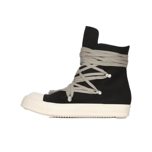 Rick Owens DRKSHDW Высокие кеды женские черные