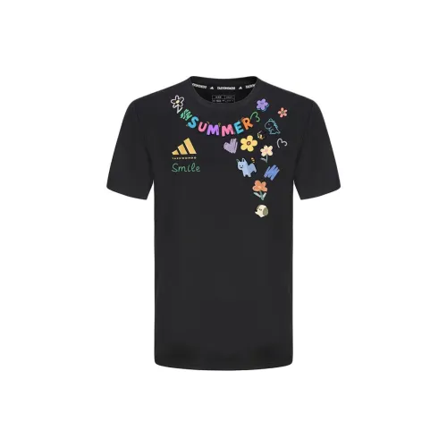 Adidas Черная Унисекс Футболка