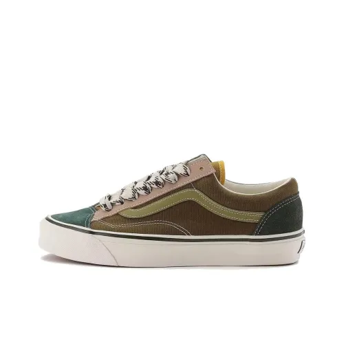 Vans Premium Old Skool Устойчивые к истиранию Низкие Кроссовки для скейтбординга Унисекс Коричневый