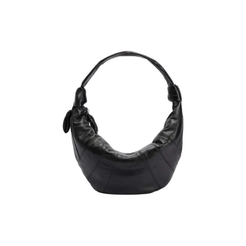 Lemaire Croissant Series Napa Lambskin Croissant Bag Handbag Shoulder Bag Regular Women's Black