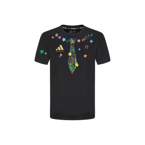 Adidas Sports Casual Круглый вырез Рубашка с коротким рукавом Хлопок Унисекс