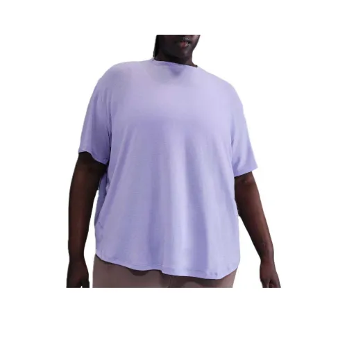 Nike Dri Fit Стандартная футболка Женская Фиолетовая