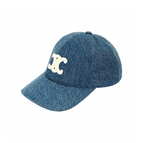 CELINE Хлопок Кепки Унисекс Джинсовый Синий