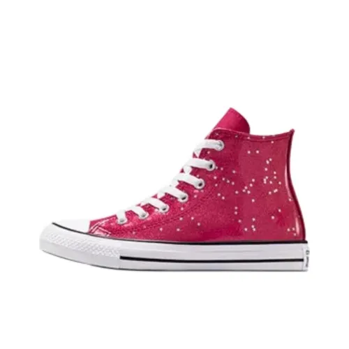 Converse Chuck Taylor All Star Износостойкие Высокие Кеды для Детей Скейтбординг Красный Подростки