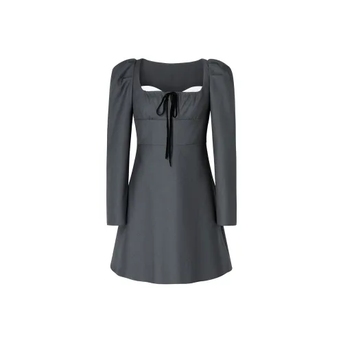 UENA Длинное платье с длинными рукавами женское