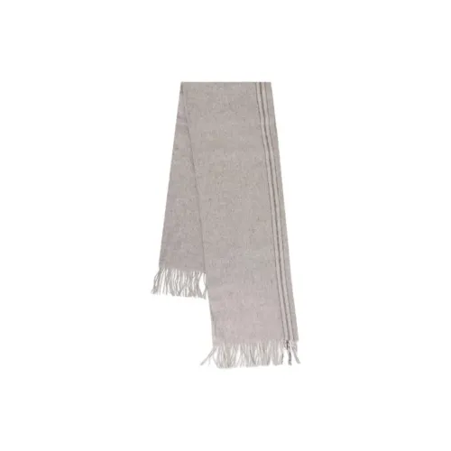 BRUNELLO CUCINELLI Шелковые вязаные шарфы Мужской