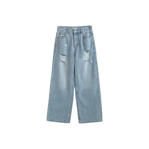 OUBO Синие Женские Джинсы