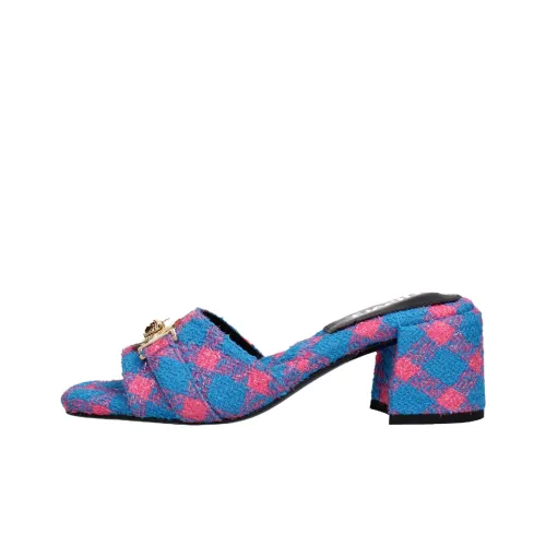 VERSACE Слипоны 5,5 см Женские Синие