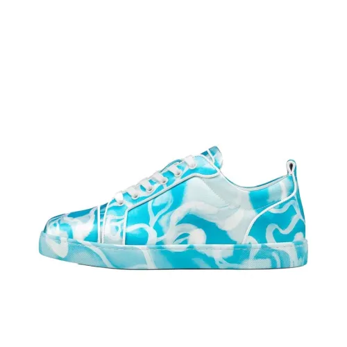 CL LUBOTING Низкий Топ Стильный Скейтбординг Мужской Синий Белый