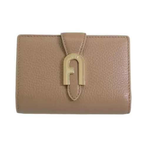 Furla Sofia Grainy Кожа Кошелек Средний Женские Капучино Цвет