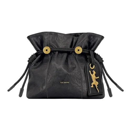 Great Dog and Black Horse Дизайнерский бренд Сумка через плечо Premium Texture Сумка на плечо Средний Женский Темно-черный Raven