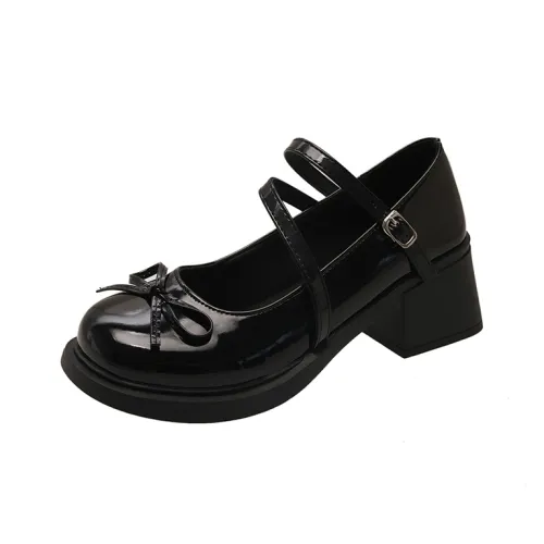 Take the Qin Грубый каблук Туфли Мэри Джейн Женские