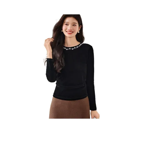 CARBAMMI Черные Женские Футболки