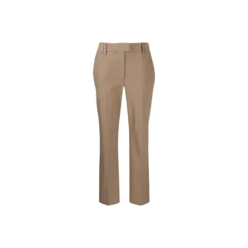 BRUNELLO CUCINELLI Коричневые Женские Повседневные Брюки