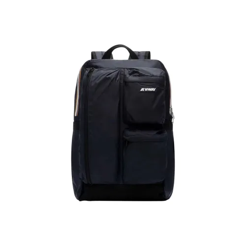 K WAY Текстильное волокно Рюкзак Стандартный Мужской Синий