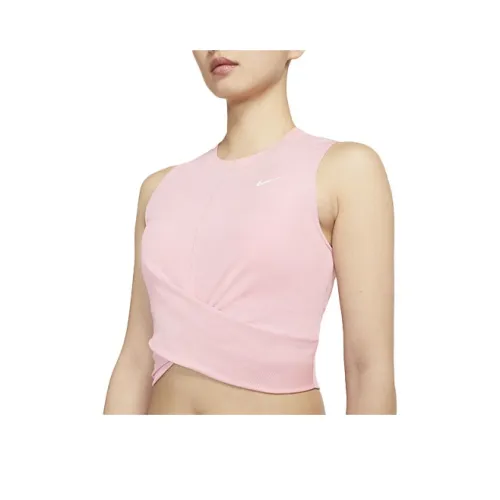 NIKE Dri Fit Розовый Женские Спортивные Майки Без Рукавов