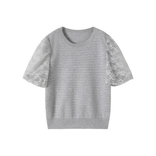 XIANGYING Буф-рукав Т-рубашка Женская