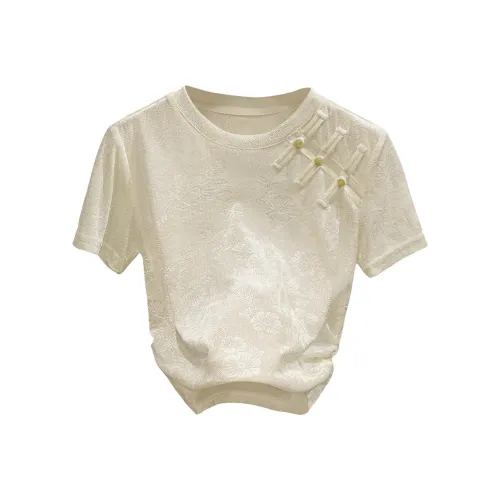 Cypress House Экрю Женские T-рубашки