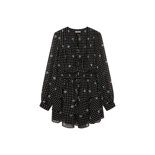 d'zzit x Little Lulu Длинное платье с длинными рукавами женское