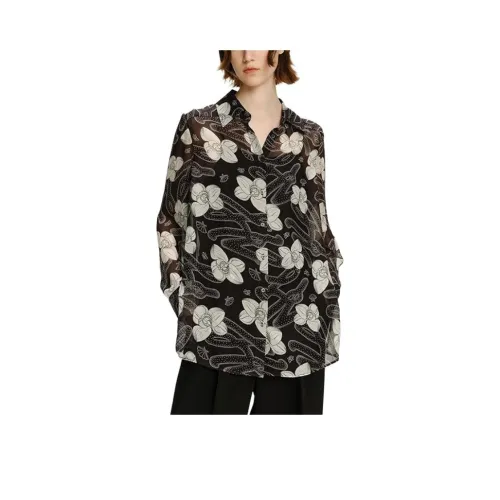 KARL LAGERFELD / Karl Lagerfeld Jeans Черный/Белый Женские Рубашки