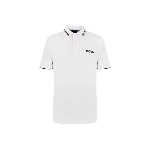 Hugo Boss Поло Мужское Белое
