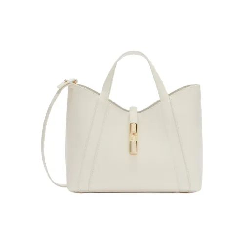 Furla GOCCIA Телячья кожа Тоут Сумка Сумка для покупок Сумка через плечо Сумка Маленькая Женская Белая