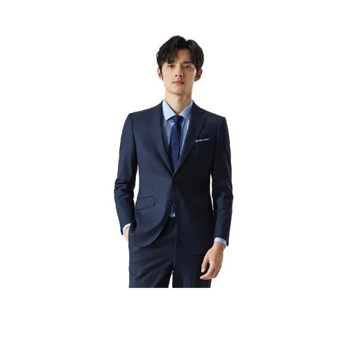 SEVEN Деловой костюм мужской темно-синий