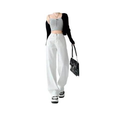 Мед Белый Женские Джинсы