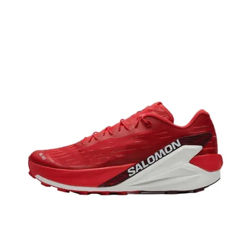 SALOMON S LAB PULSAR Износостойкие Низкие Беговые Кроссовки Унисекс Красные