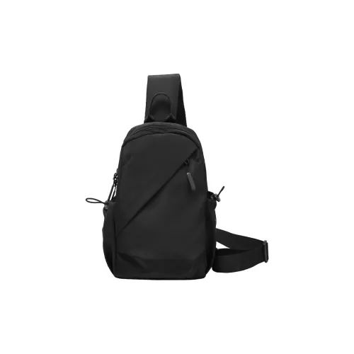 ZUOBAILI Nylon Sling Bag Standard Men's Black