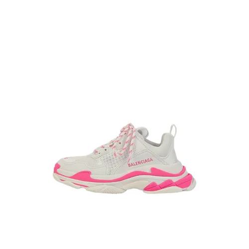 Balenciaga Triple S Low Топ KIDS Lifestyle Shoes Розовый Белый Детский