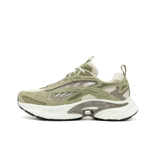 QIAODAN Dry Casual Низкий Топ MAKINO Зеленый Античный Фарфор Белый Мужской