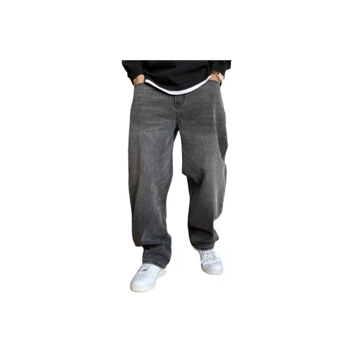 ZHANDASHUAI Тяжелая промышленная Nina Серый Мужской Джинсы