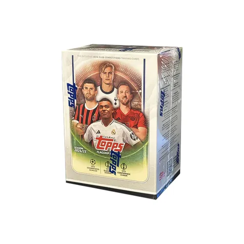Topps 24 25 UCC Клуб Соревнование Value Коробка UEFA Champions League Игрок Карта GRENADE Спортивные карты Целая коробка