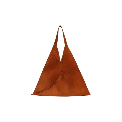 KHAITE Сумка Tote из замши теленка сумка для покупок сумка через плечо женская сумка цвет карамель