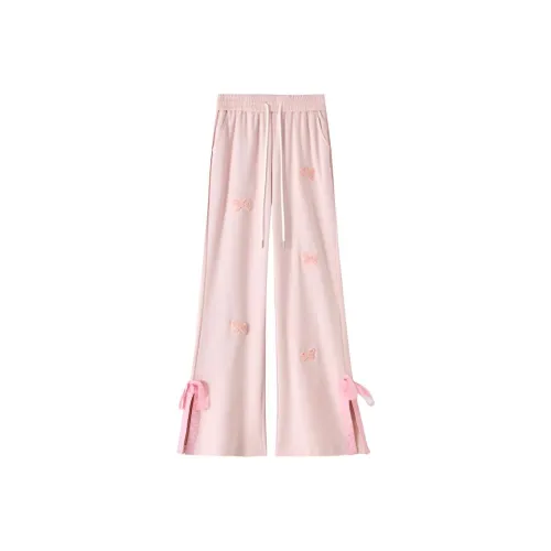 Meanalot Розовые Стандартные Женские Повседневные Брюки