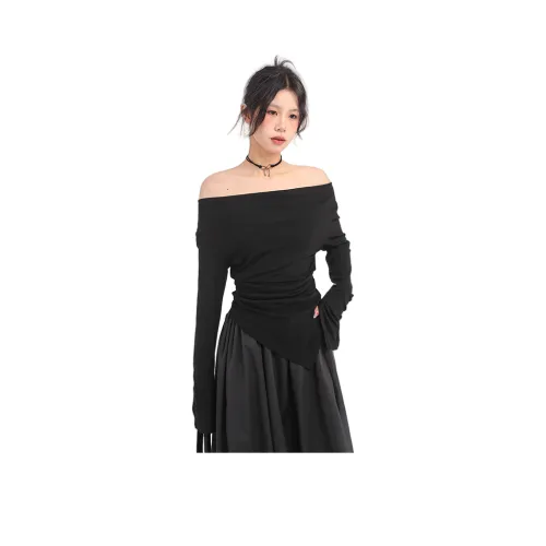 EVPGB Расклешенный рукав T-рубашка Женская