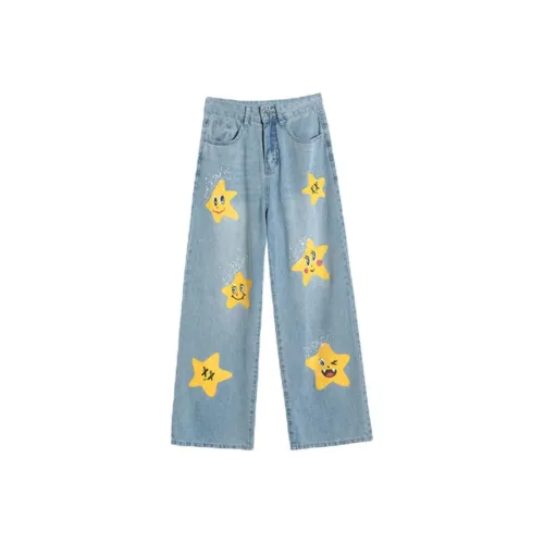 INNI Светло-синие Женские Джинсы