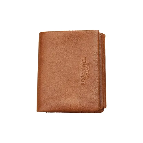 Old Man's Head Кошелек из лощеной коровьей кожи стандартный унисекс коричневый