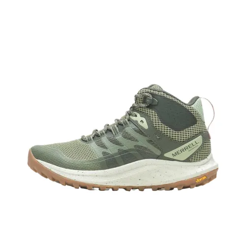 MERRELL Antora 3 Альпинистские и туристические ботинки MID Топ Зеленый Женские
