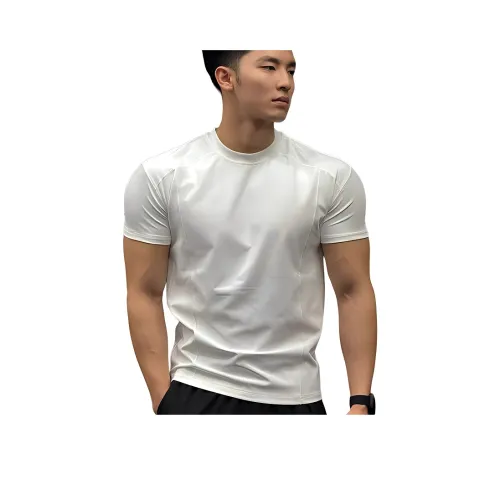 DANJUE Молочно-белый Унисекс Футболка