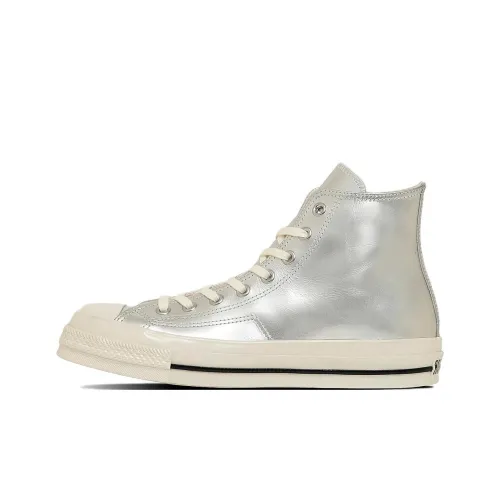 Конверс All Star Износостойкие Высокие Кроссовки для скейтбординга Унисекс Серебряные