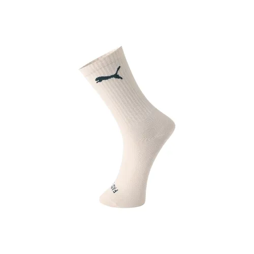 PUMA 006 Бежевые Унисекс Колено Высокие Носки