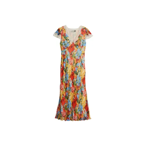 Rixo Короткий рукав Платье Женское